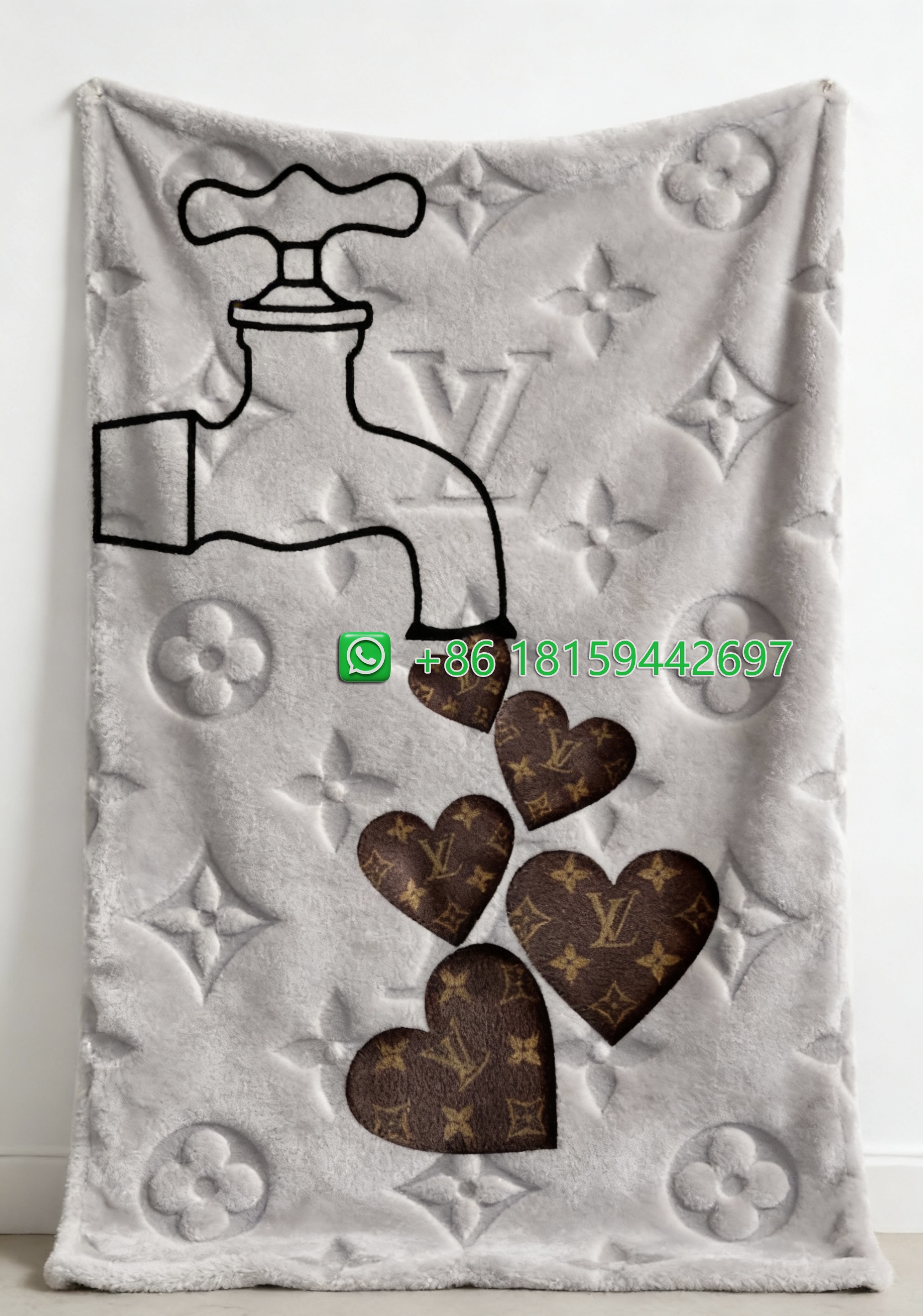 Louis Vuitton Throw Blankets